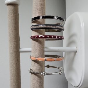 3 for $20 EUC LOT OF 5 LIA SOPHIA BANGLE BRACELETS SIZE MEDIUM